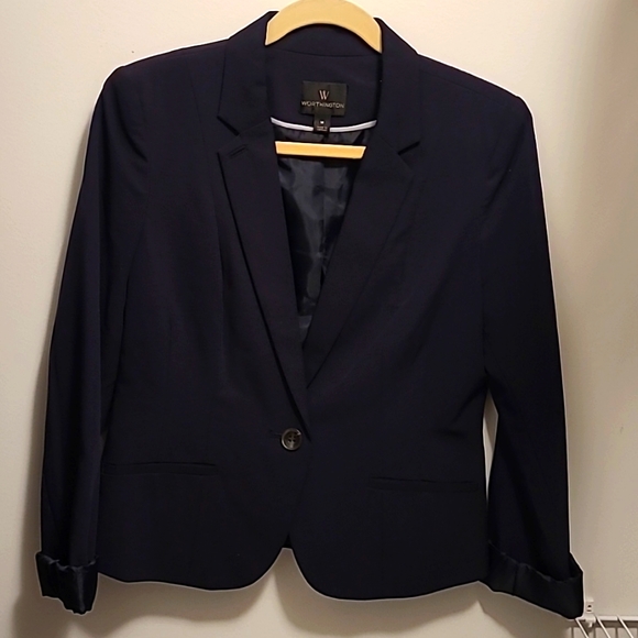 Worthington women's blazer navy medium - Picture 1 of 5